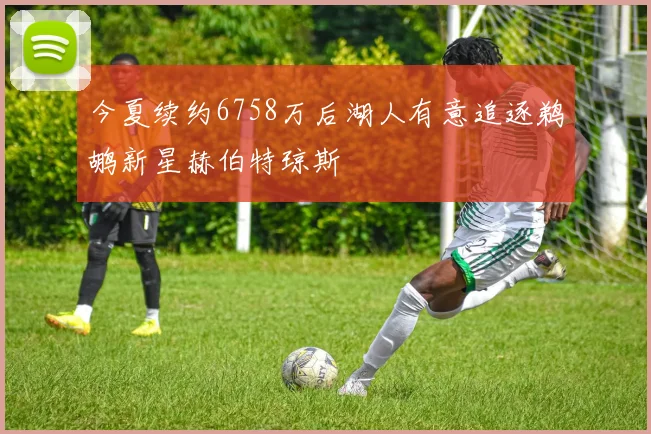 今夏续约6758万后湖人有意追逐鹈鹕新星赫伯特琼斯